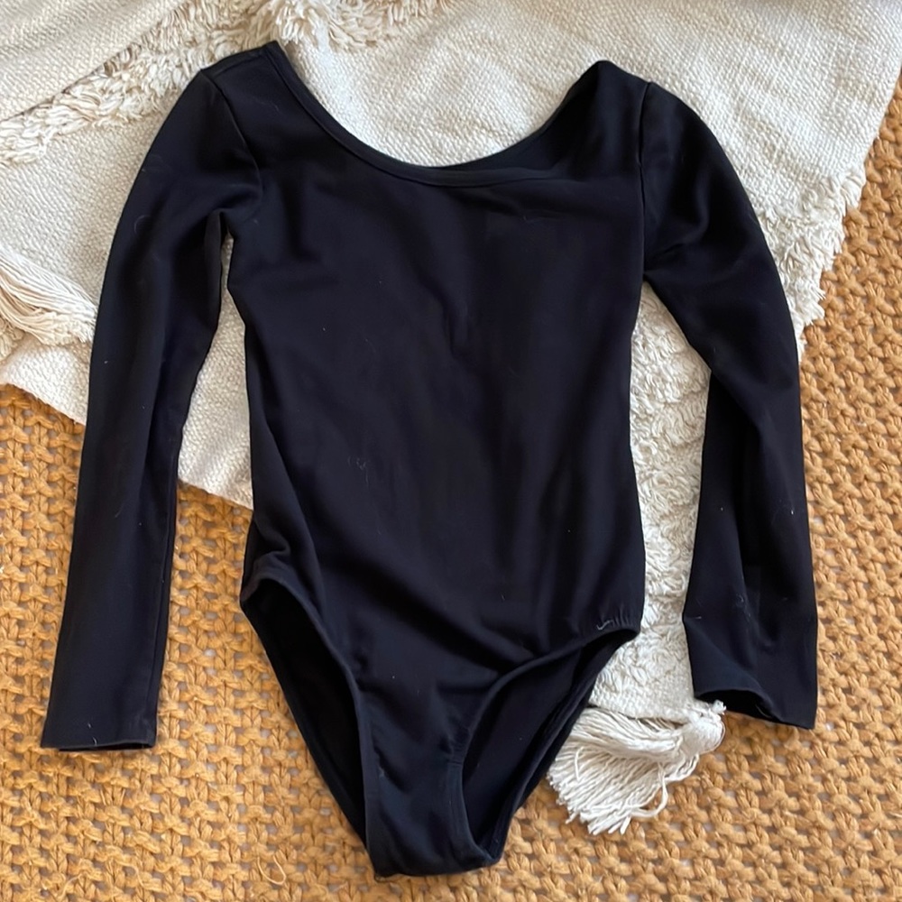 DANSKIN long sleeve leotard